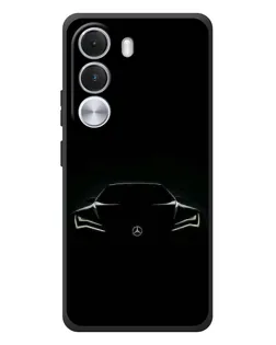 Чохол для Realme C100i з картинкою «Mercedes — силует авто»