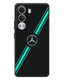 Чохол для Realme C100i з картинкою «Спортивні лінії Mercedes»