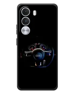 Чохол для Realme C100i з картинкою «Салон Audi — кермо»