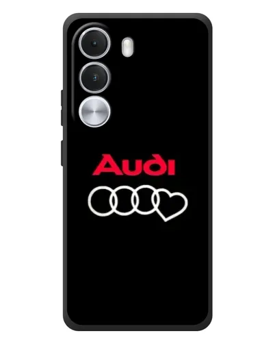 Чехол для Realme C100i с картинкой «Логотип Audi Heart»