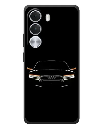 Чехол для Realme C100i с картинкой «Audi — ночной контур»