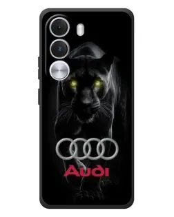 Чехол для Realme C100i с картинкой «Пантера и Audi»