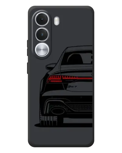 Чехол для Realme C100i с картинкой «Задняя часть Audi — арт»