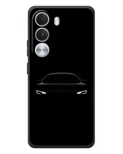 Чехол для Realme C100i с картинкой «Взгляд Audi в темноте»