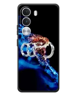 Чехол для Realme C100i с картинкой «Энергия лого Audi»