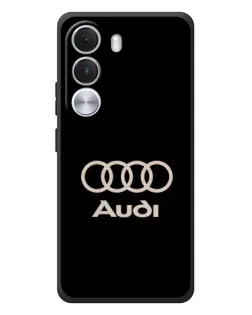 Чехол для Realme C100i с картинкой «Audi — золотой логотип»