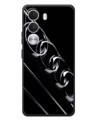 Чехол для Realme C100i с картинкой «Audi — абстрактные кольца»