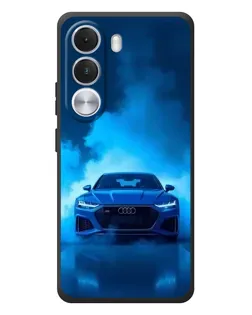 Чехол для Realme C100i с картинкой «Audi — голубая энергия»