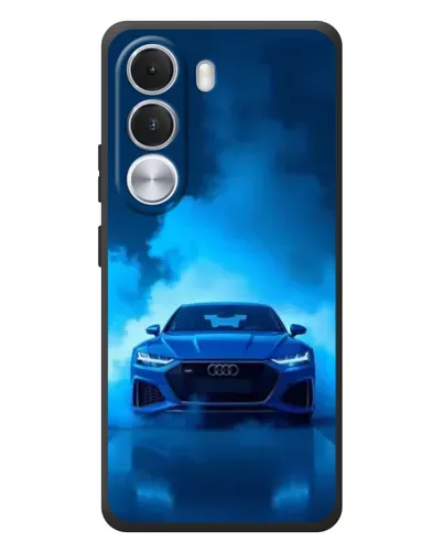 Чехол для Realme C100i с картинкой «Audi — голубая энергия»