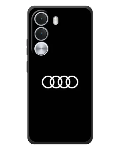 Чехол для Realme C100i с картинкой «Audi White Logo»