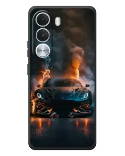 Чохол для Realme C100i з картинкою «Lamborghini димна естетика»