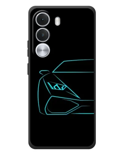 Чохол для Realme C100i з картинкою «Блакитний силует Lamborghini» Чохол для Realme C100i з картинкою «Блакитний силует Lamborghini»