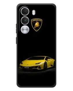 Чохол для Realme C100i з картинкою «Lamborghini жовтий акцент»