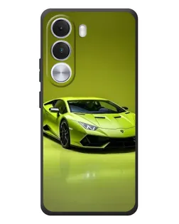 Чохол для Realme C100i з картинкою «Салатовий Lamborghini Huracan»