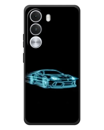 Чохол для Realme C100i з картинкою «Неоновий контур Lamborghini» Чохол для Realme C100i з картинкою «Неоновий контур Lamborghini»