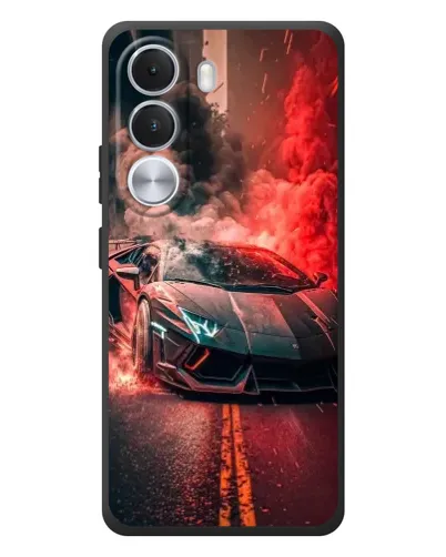 Чохол для Realme C100i з картинкою «Lamborghini червоний дим» Чохол для Realme C100i з картинкою «Lamborghini червоний дим»