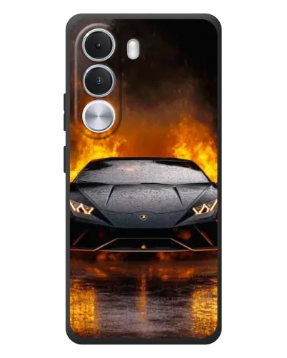 Чохол для Realme C100i з картинкою «Lamborghini у вогні» Чохол для Realme C100i з картинкою «Lamborghini у вогні»