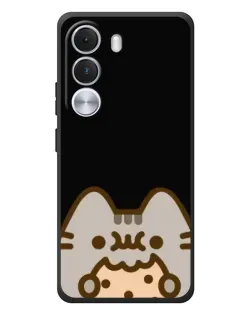Чохол для Realme C100i з картинкою «Пушин на чорному»