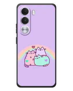Чохол для Realme C100i з картинкою «Веселкові Пушини»