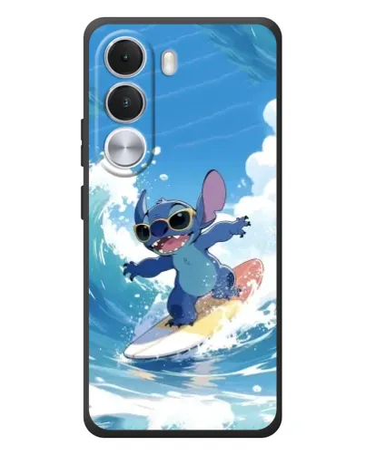 Чехол для Realme C100i с картинкой «Стич на волне»