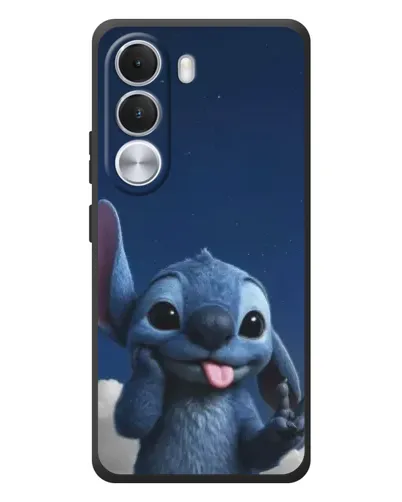 Чехол для Realme C100i с картинкой «Стич в облаках»