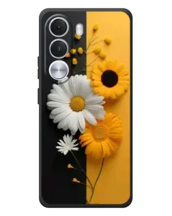 Чохол для Realme C100i з картинкою «Соняшник та ромашка»