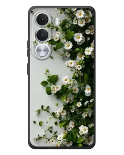 Чохол для Realme C100i з картинкою «Гілка дрібних білих квітів»