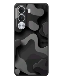 Чохол для Realme C100i з картинкою «Темний абстрактний камуфляж»