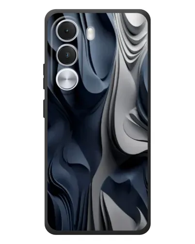 Чохол для Realme C100i з картинкою «Об'ємні сині складки» Чохол для Realme C100i з картинкою «Об'ємні сині складки»