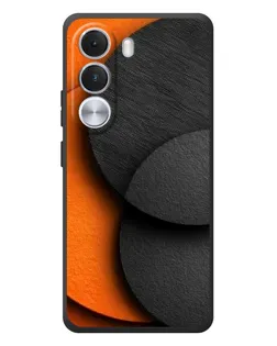 Чохол для Realme C100i з картинкою «Геометрія помаранчевих кіл»