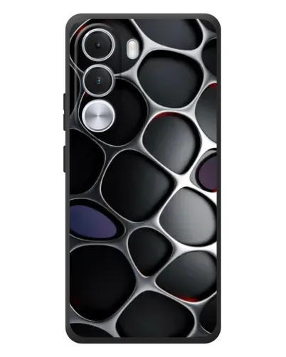 Чохол для Realme C100i з картинкою «Об'ємна темна решітка» Чохол для Realme C100i з картинкою «Об'ємна темна решітка»