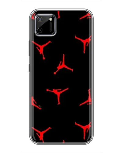 Чехол для Realme C11 с картинкой «Jordan Red Pattern» Чехол для Realme C11 с картинкой «Jordan Red Pattern»