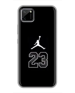 Чехол для Realme C11 с картинкой «Jordan Flight 23»