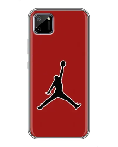 Чехол для Realme C11 с картинкой «Jordan Red Back» Чехол для Realme C11 с картинкой «Jordan Red Back»