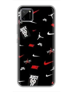 Чехол для Realme C11 с картинкой «Nike Mix Pattern»
