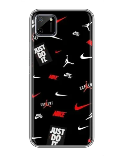 Чехол для Realme C11 с картинкой «Nike Mix Pattern» Чехол для Realme C11 с картинкой «Nike Mix Pattern»