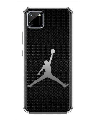Чехол для Realme C11 с картинкой «Jordan Dark Carbon» Чехол для Realme C11 с картинкой «Jordan Dark Carbon»