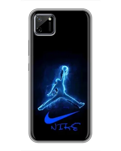 Чехол для Realme C11 с картинкой «Jordan Neon Blue» Чехол для Realme C11 с картинкой «Jordan Neon Blue»