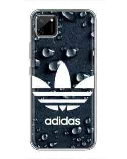 Чехол для Realme C11 с картинкой «Adidas Trefoil Blue» Чехол для Realme C11 с картинкой «Adidas Trefoil Blue»