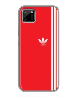 Чохол для Realme C11 з картинкою «Червоний мінімалізм Adidas»