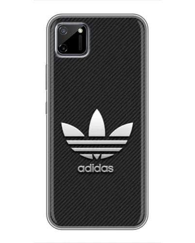 Чохол для Realme C11 з картинкою «Adidas Карбонова текстура» Чохол для Realme C11 з картинкою «Adidas Карбонова текстура»