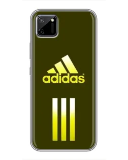 Чохол для Realme C11 з картинкою «Оливковий градієнт Adidas»