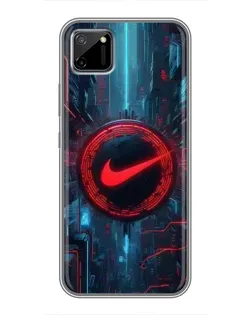 Чохол для Realme C11 з картинкою «Техногенний стиль Nike»
