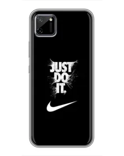 Чохол для Realme C11 з картинкою «Текстовий принт Nike»