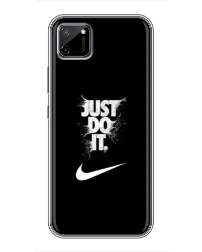 Чохол для Realme C11 з картинкою «Текстовий принт Nike»