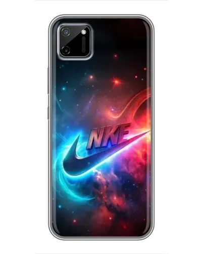 Чохол для Realme C11 з картинкою «Вогняний логотип Nike»