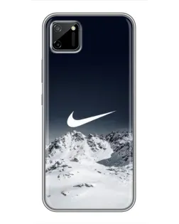 Чохол для Realme C11 з картинкою «Nike — зимові гори»