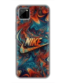 Чохол для Realme C11 з картинкою «Nike в абстракції»