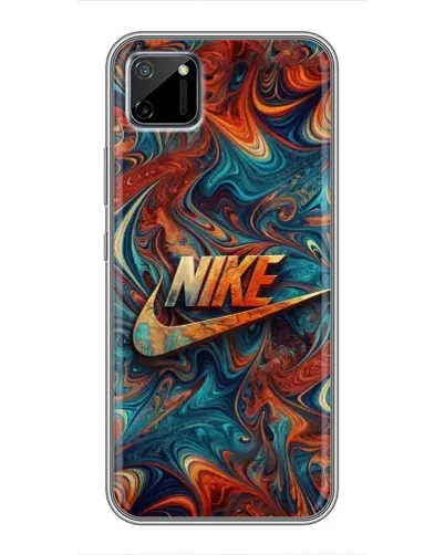 Чохол для Realme C11 з картинкою «Nike в абстракції»