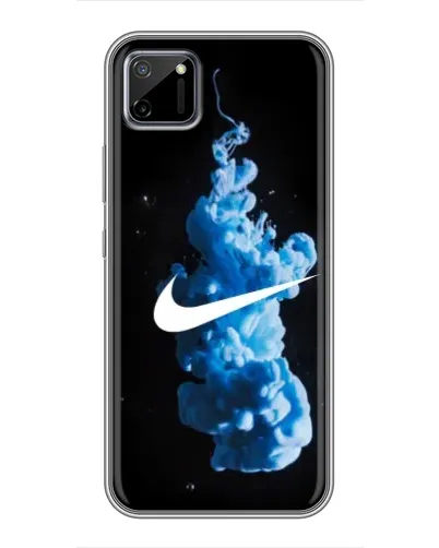 Чохол для Realme C11 з картинкою «Nike та синій дим»